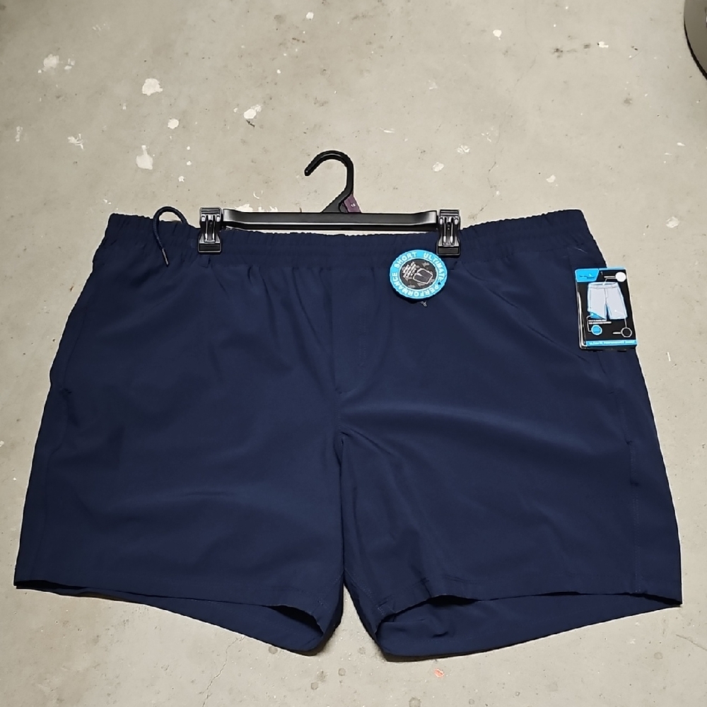 Nwt Men's Navy Swim Shorts - Lightweight Quick-Dry Swim Bottoms #162